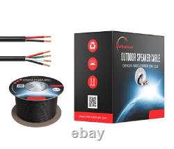 Câble de haut-parleur en vrac pour une utilisation en extérieur, noté CL3 pour l'enterrement direct, en fil de cuivre sans oxygène.