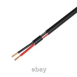 Câble de haut-parleur extérieur 12AWG CL3 OFC pour enterrement direct en vrac 250ft/500ft Lot