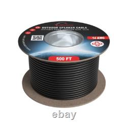 Câble de haut-parleur extérieur 14AWG CL3 OFC pour enterrement direct en vrac 250/500ft Lot