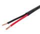 Câble De Haut-parleur Extérieur 500ft 16/2 Noir Uv 16awg Fil D'enterrement Direct Audio En Vrac