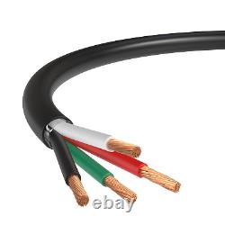 Câble de haut-parleur extérieur en vrac 12AWG CL3 directement enterré Lot de fil de cuivre sans oxygène