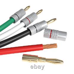 Câble de haut-parleur extérieur en vrac 16AWG CL3 Direct Burial Lot de fil de cuivre sans oxygène