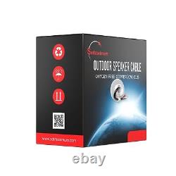 Câble de haut-parleur extérieur en vrac 16AWG CL3 Direct Burial Lot de fil de cuivre sans oxygène
