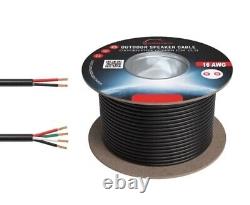 Câble de haut-parleur extérieur en vrac noté CL3 pour l'enterrement direct, fil OFC 12/14/16AWG Lot