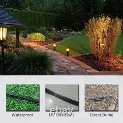 Câble de jardinage basse tension 12/2, câble d'enterrement direct pour extérieur, 12 AWG