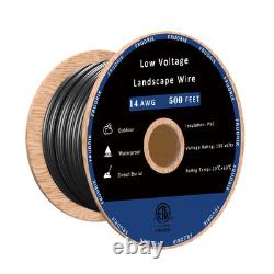 Câble de lumière de paysage basse tension pour extérieur, enterré directement, souterrain Low-E