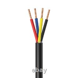 Câble de sécurité d'alarme extérieur 500 ft CL2 18AWG, 22AWG fil solide pour enfouissement direct LOT