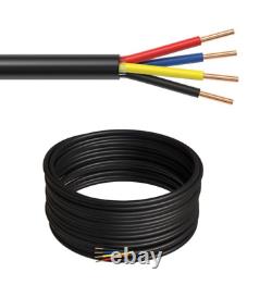 Câble de sécurité d'alarme extérieure 18AWG 500FT SOLID CCA 18/4 Fil en vrac d'enterrement direct