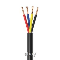 Câble de sécurité d'alarme extérieure 18AWG 500FT SOLID CCA 18/4 Fil en vrac d'enterrement direct