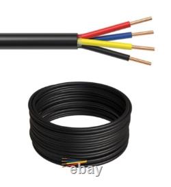 Câble de sécurité extérieur 500FT - Alarme, fil de mise à la terre solide CCA 18AWG/22AWG, enterré direct, LOT