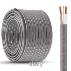 Câble électrique 12/2 UF B en fil de cuivre pur 100FT 12AWG 2 pour enfouissement direct