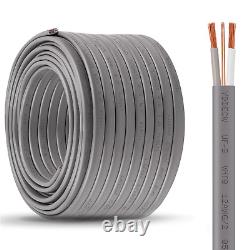 Câble électrique de 12/2 UF-B 100FT 100% cuivre pur 12AWG 2 enfouissement direct