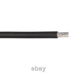 Câble en aluminium 4 AWG XLP USE-2 RHH RHW-2 pour enfouissement direct 600V