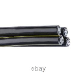 Câble en aluminium URD de 175' Dyke 2-2-2-4 pour enterrement direct (115 Amp) 600V
