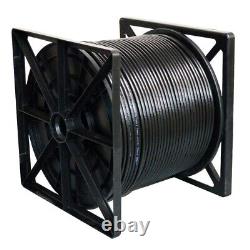 Câble enfoui directement de CAT6 extérieur de 1000 pi, imperméable, fil solide 23AWG, Dripstone