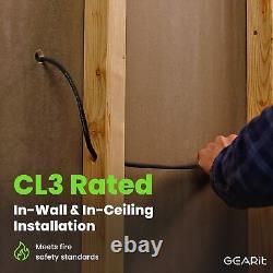 Câble haut-parleur GearIT 10/2 de 100 pieds 10AWG pour extérieur à enterrer directement dans le sol