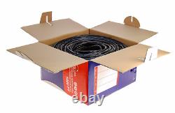 Câble réseau Ethernet extérieur CAT5 UTP 1000 pieds 24AWG PE fils solides pour enterrement direct