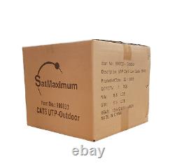 Câble réseau Ethernet extérieur CAT6 1000FT UTP 23AWG PE fil solide pour enterrage direct