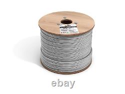 Chat rapide. Câble Cat6 Direct Burial extérieur évalué CMX, imperméable, 23AWG solide UL