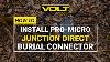 Comment Installer Un Câble D'éclairage Paysager Avec Un Connecteur De Jonction Direct Enterré à 5 Voies Volt Pro