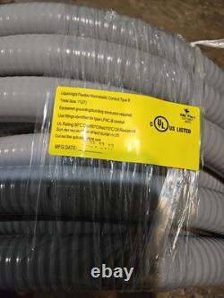 Conduit électrique flexible de 1 pouce pour enfouissement direct de 100 pieds