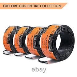 Éclairage de paysage basse tension en cuivre 12/2 pour l'extérieur à enfouissement direct
