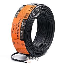 Éclairage paysager basse tension en cuivre 16/2 pour l'extérieur avec enfouissement direct