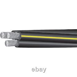 FOURNITURE ÉLECTRIQUE DE NASSAU 225' 6-6-6 Erskine Aluminium URD Triplex Enfouissement direct