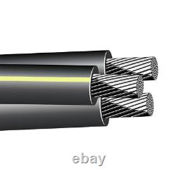 FOURNITURE ÉLECTRIQUE DE NASSAU 225' 6-6-6 Erskine Aluminium URD Triplex Enfouissement direct