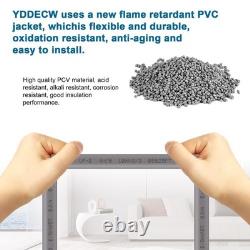 Fil UF-B 10/3 de 50 pieds 100 % cuivre pur 10AWG 3 connecteurs pour enfouissement direct électriquement