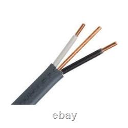 Fil UF-B 12/2, câble d'alimentation souterrain et de terre directe (coupe de 200 pieds)
