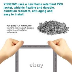 Fil UF-B 14/2 100FT 100% Cuivre Pur 10AWG 2 Connecteurs Enterré Directement Electrique