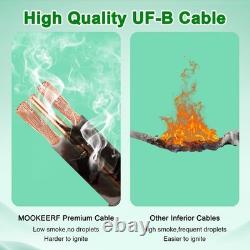 Fil UF-B 14/2 de 100 pieds pour enterrement direct, câble électrique de 14 AWG, 100 % cuivre pur