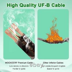 Fil UF-B 14/2 de 30,5 m, câble électrique de 14 AWG pour enterré, 100 % cuivre pur