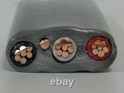 Fil/câble d'alimentation souterrain UF-B WG 6/3 directement enterré à 150 pieds