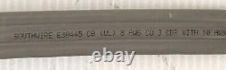 Fil d'alimentation souterrain 75 pi. 8/3 UF-B WG Southwire pour enterré direct 8 AWG UFB
