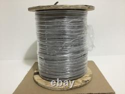 Fil d'enfouissement direct de 500' 12/2 Kalas Mfg Câble souterrain avec gaine plate de mise à la terre