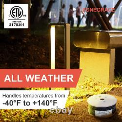 Fil d'enterrement direct 12AWG 2-conducteur 12/2 pour éclairage de paysage à basse tension