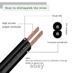 Fil de câblage pour éclairage paysager basse tension enterré directement à l'extérieur