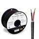 Fil De Haut-parleur 10/2, Cl3 Pour Installation Murale Et Enfouissement Direct, Noir, 100 Pi, 10 Awg, 2 Conducteurs