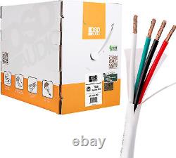 Fil de haut-parleur enfoui directement OSD 16/4 CL3 500' blanc
