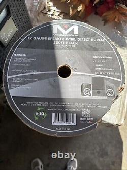Fil de haut-parleur extérieur Direct Burial Audio Cable Résistant aux UV 100 250ft 500ft Lot