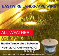 Fil de jardinage basse tension à enfouir direct, 12 AWG, 2 conducteurs, extérieur