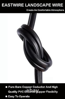 Fil de jardinage basse tension à enfouir direct, 12 AWG, 2 conducteurs, extérieur