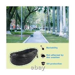 Fil de lumière de paysage à basse tension 12/2, câble de enterré direct extérieur, 12 AWG