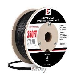 Fil de paysage basse tension 12/2, câble de mise en terre extérieur, 250 pieds