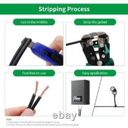 Fil de paysage d'éclairage à basse tension pour enterré direct 10/2, rouleau de 200 pieds