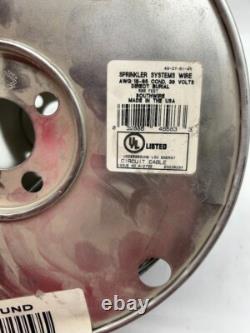 Fil de système de gicleurs enterrés UL de 500 pieds, 18/5 noir en cuivre solide Southwire
