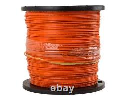 Fil de traçage KRIS-TECH 12-AWG pour enfouissement direct fil de traçage orange en cuivre plein/revêtu