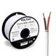Fil Haut-parleur Voltive 10/2 Cl3 Pour Installation En Mur/enterré Ofc 30m Blanc